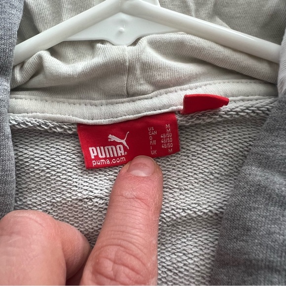 Gray Men’s Puma Sweatshirt - Picture 2 of 3